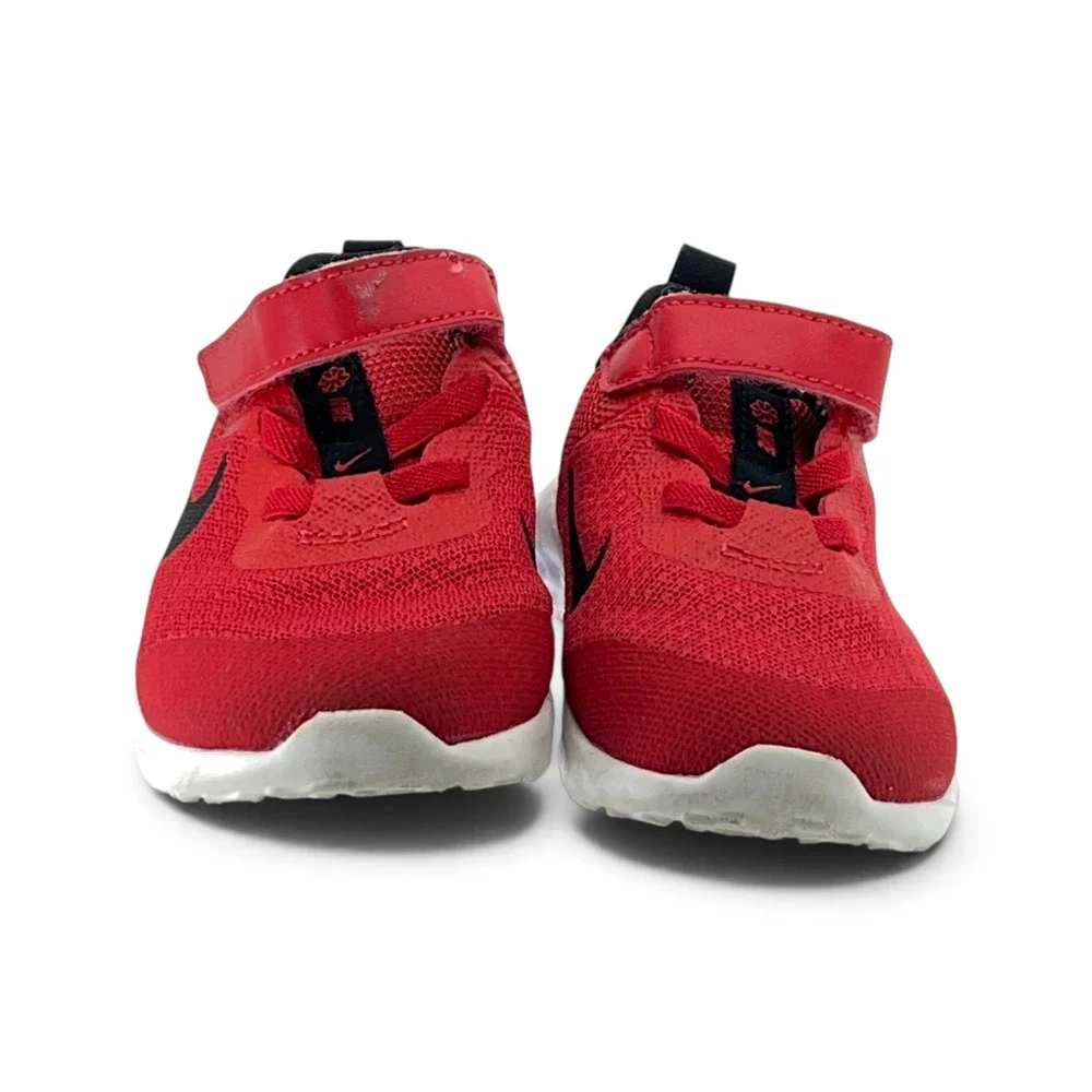 Nike Revolution 6 Toddler Red Black Running Sneakers Size 6C